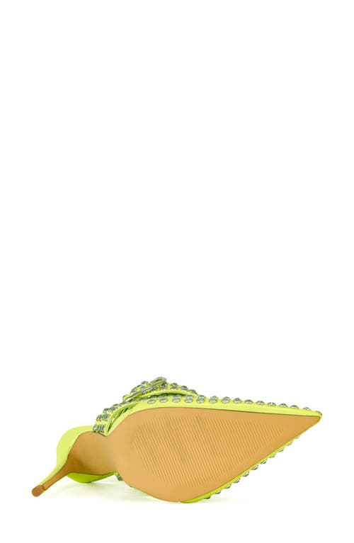 Azalea Wang Salvia Pointed Toe Pump In Yellow