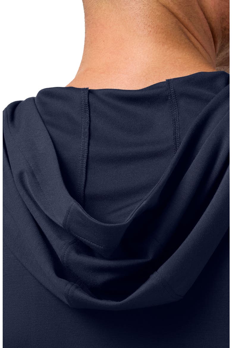 Knox Long Sleeve Hooded T-Shirt, Alternate, color, NAVY