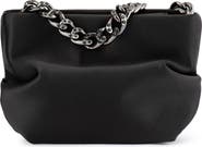 Olga Berg Jule Satin Top Handle Bag