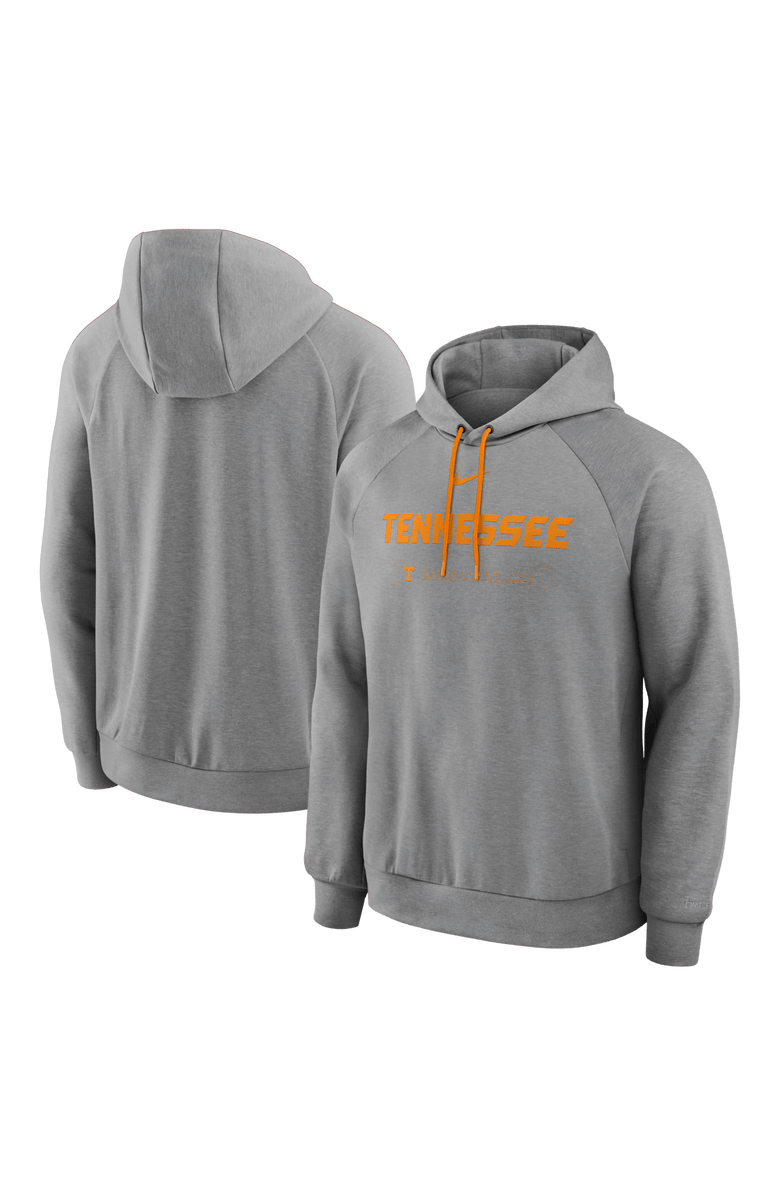 Nike Men's Nike Gray Tennessee Volunteers 2025 Courtside Basketball Practice Raglan Dri-FIT Hoodie, Main, color, Gray