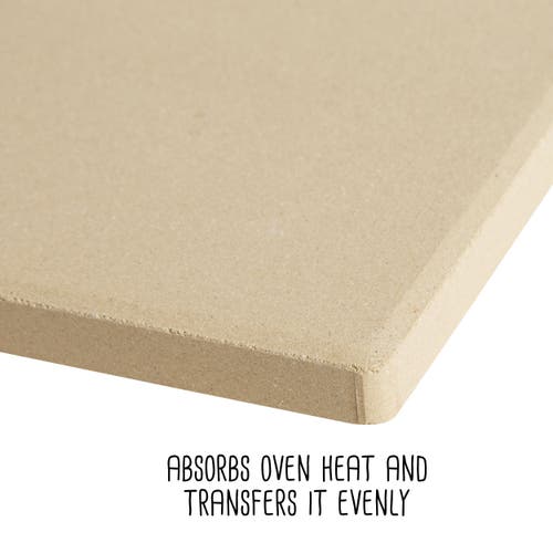 Old Stone Cordierite Rectangle Pizza Stone, 14x16-inch In Neutral
