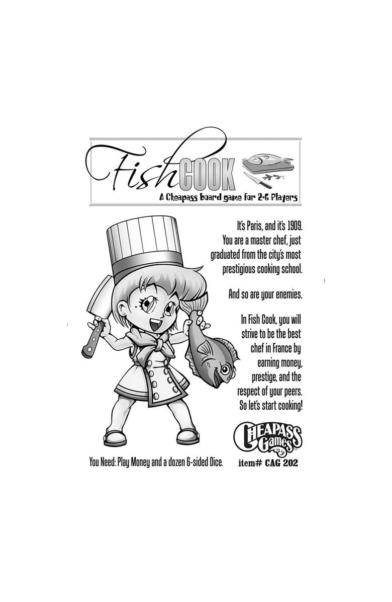 Cheapass Games Fish Cook Game, Board Game, Alternate, color, Multicolored
