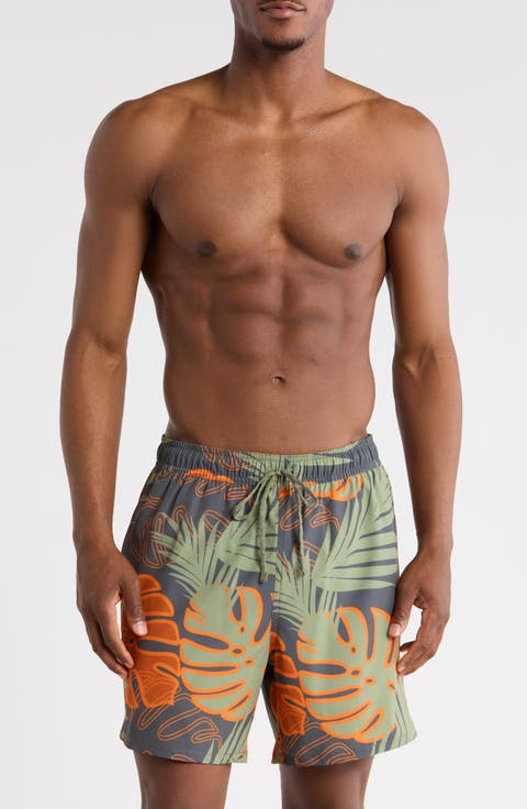 Palm Swim Trunks