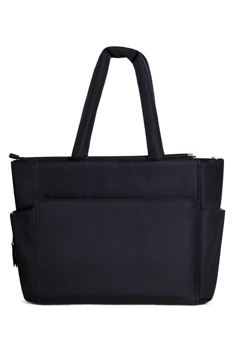 Utility Strap Diaper Tote, Alternate, color, BLACK