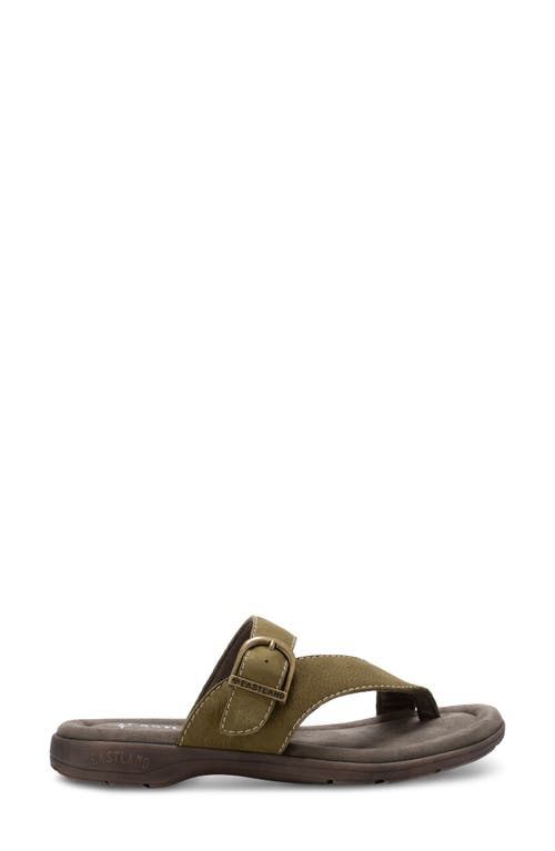 Shop Eastland Tahiti Ii Slide Sandal In Olive