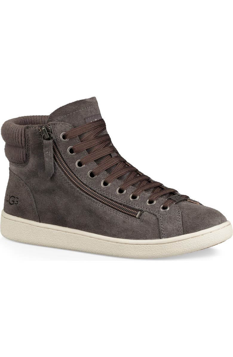 UGG<sup>®</sup> Olive High Top Sneaker, Alternate, color,