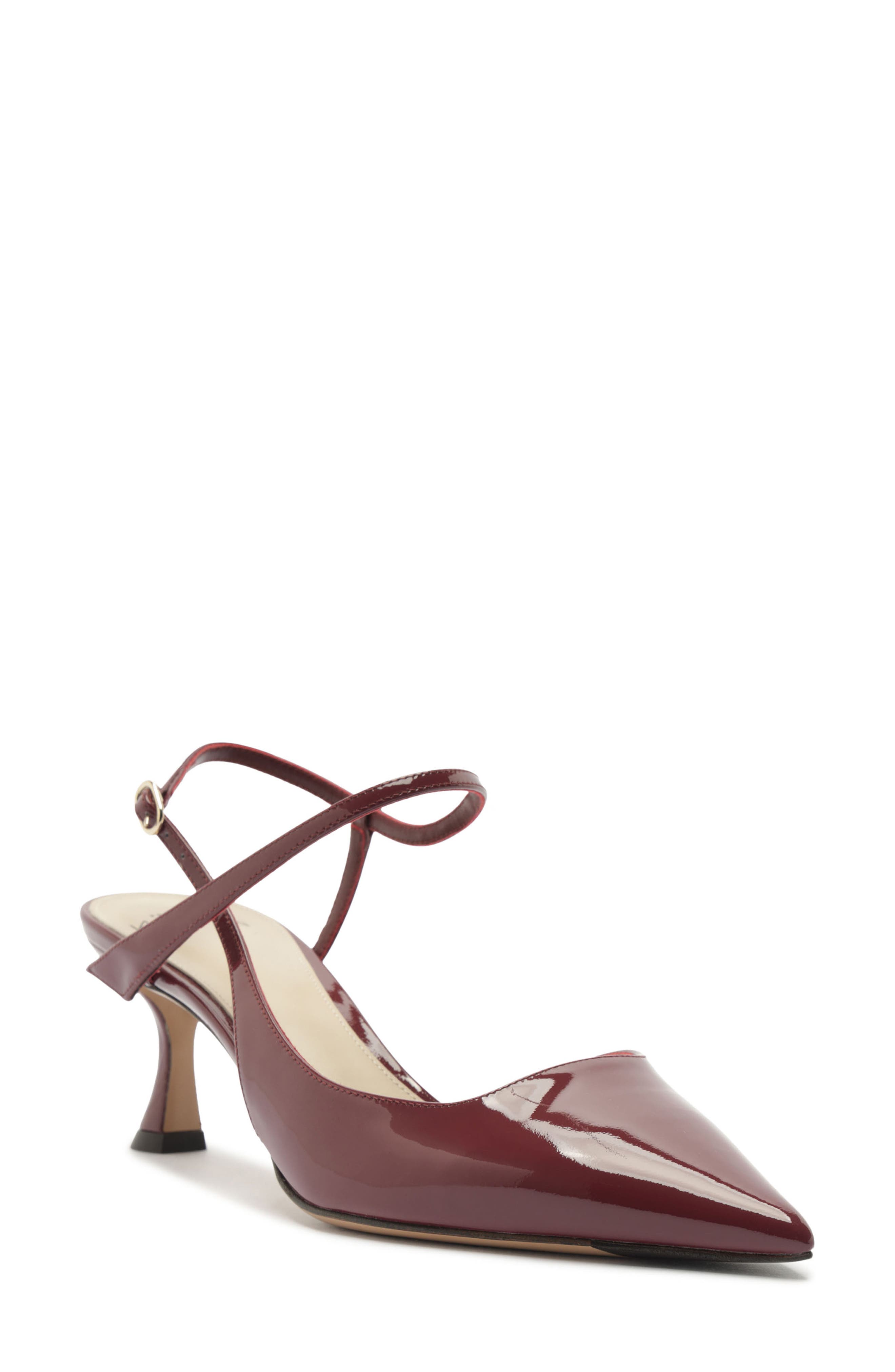 Tita Wrap Slingback Pump, Main, color, BURGUNDY