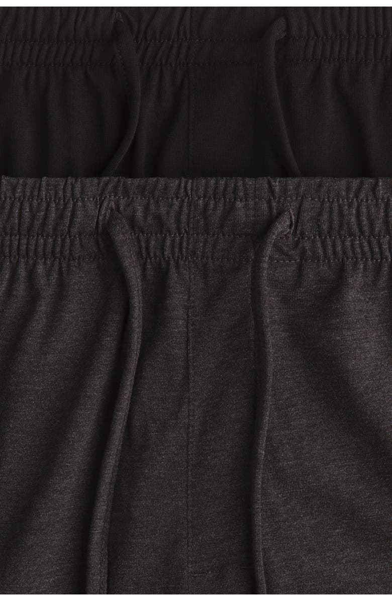 H&M 2-pack Regular Fit Sweatpants, Alternate, color, Dark Gray