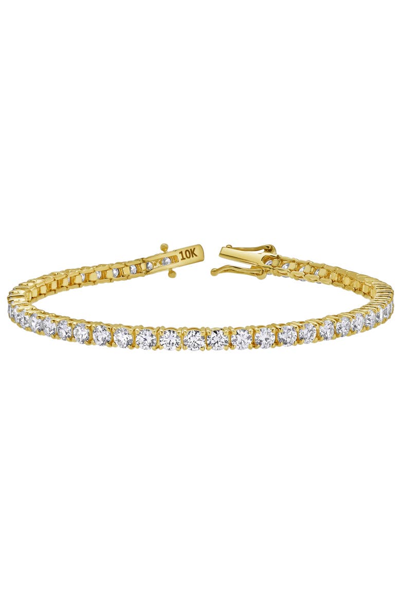 Lyra 10K Yellow Gold Lab Grown Diamond Tennis Bracelet - 3.6mm, Main, color, 10K Yellow Gold