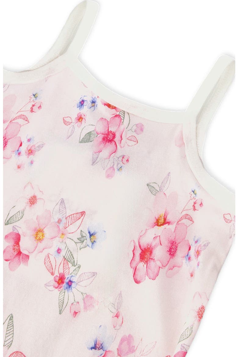 Organic Cotton Flowers Tank Underwear, Alternate, color, Pink Printed Flowers
