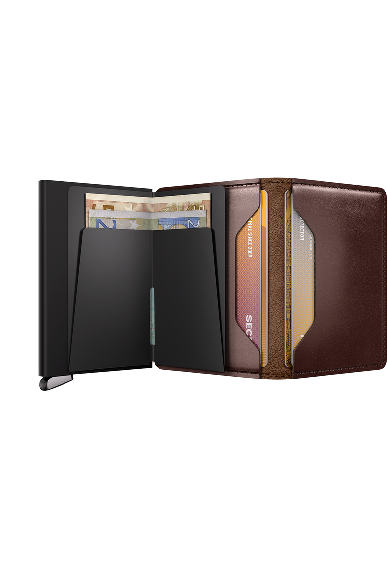 Premium Slimwallet+ Dusk, Alternate, color, Dark Brown