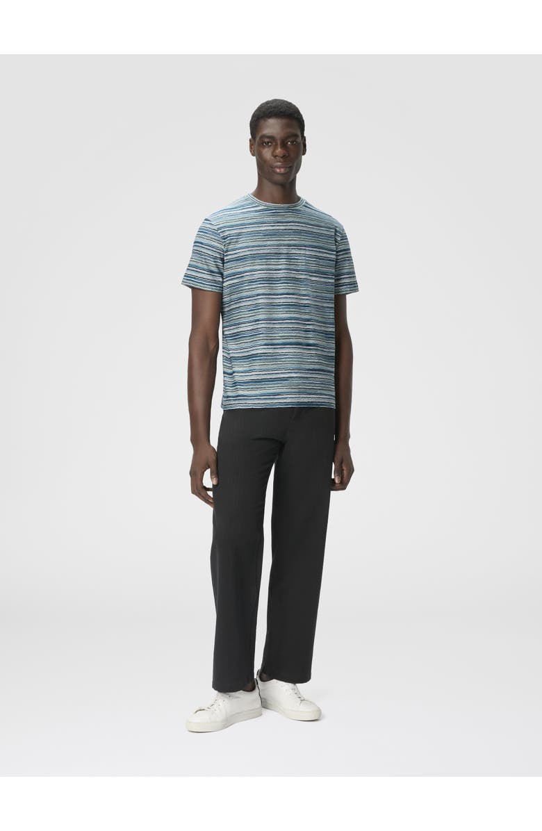 Missoni T-shirt With Flame And Zigzag Pattern, Alternate, color, Blue & Green