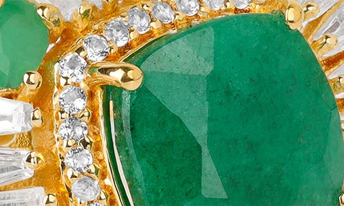 Ys Gems Green Beryl Cocktail Ring In Green
