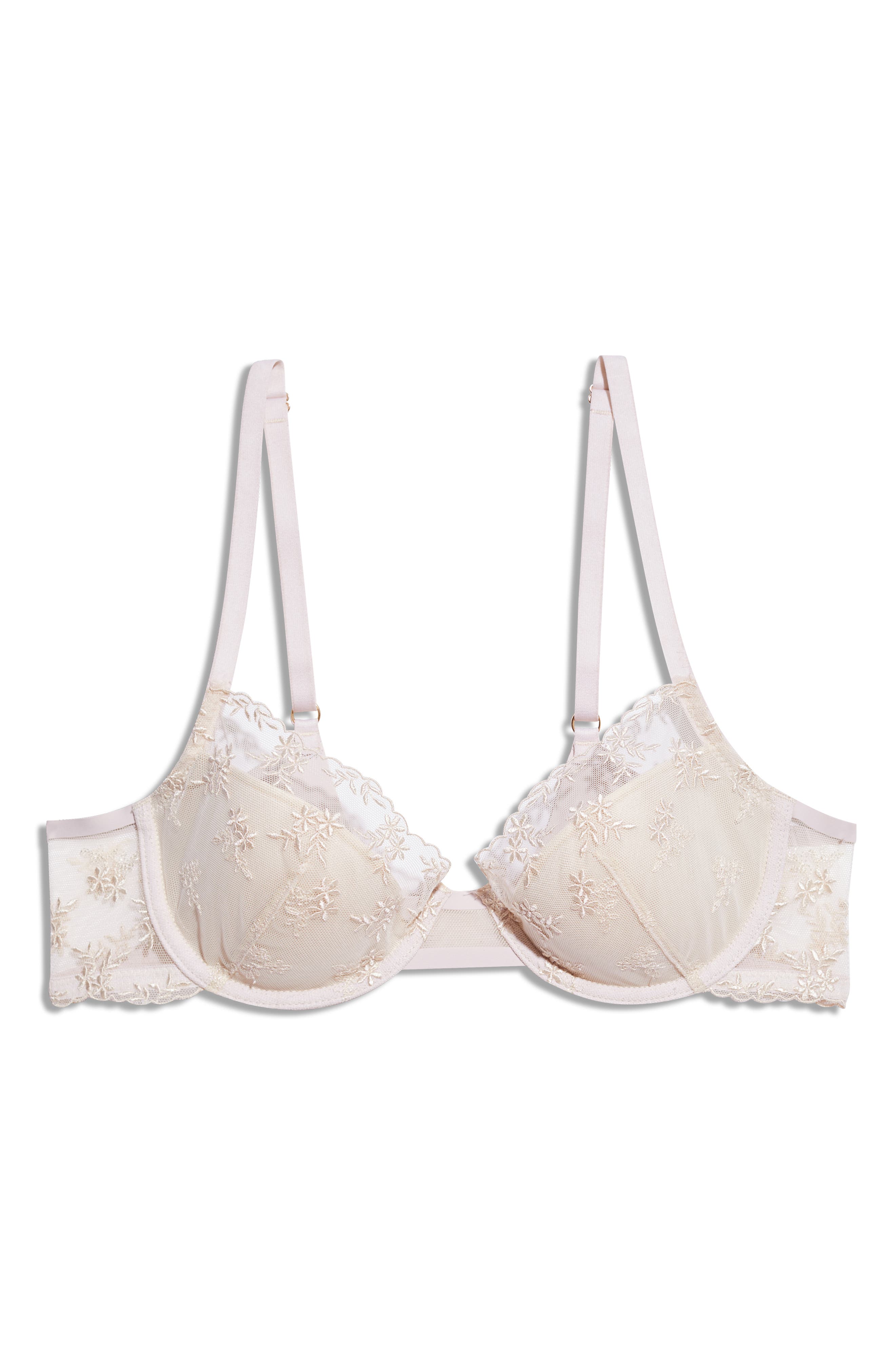 Etam Idylle Underwire Demi Bra in Ecru 