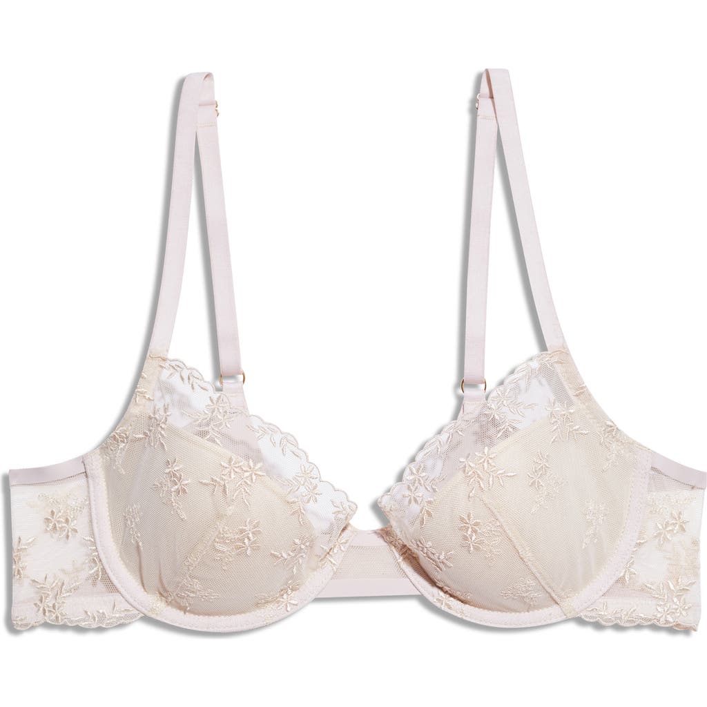 Etam Idylle Underwire Demi Bra in Ecru