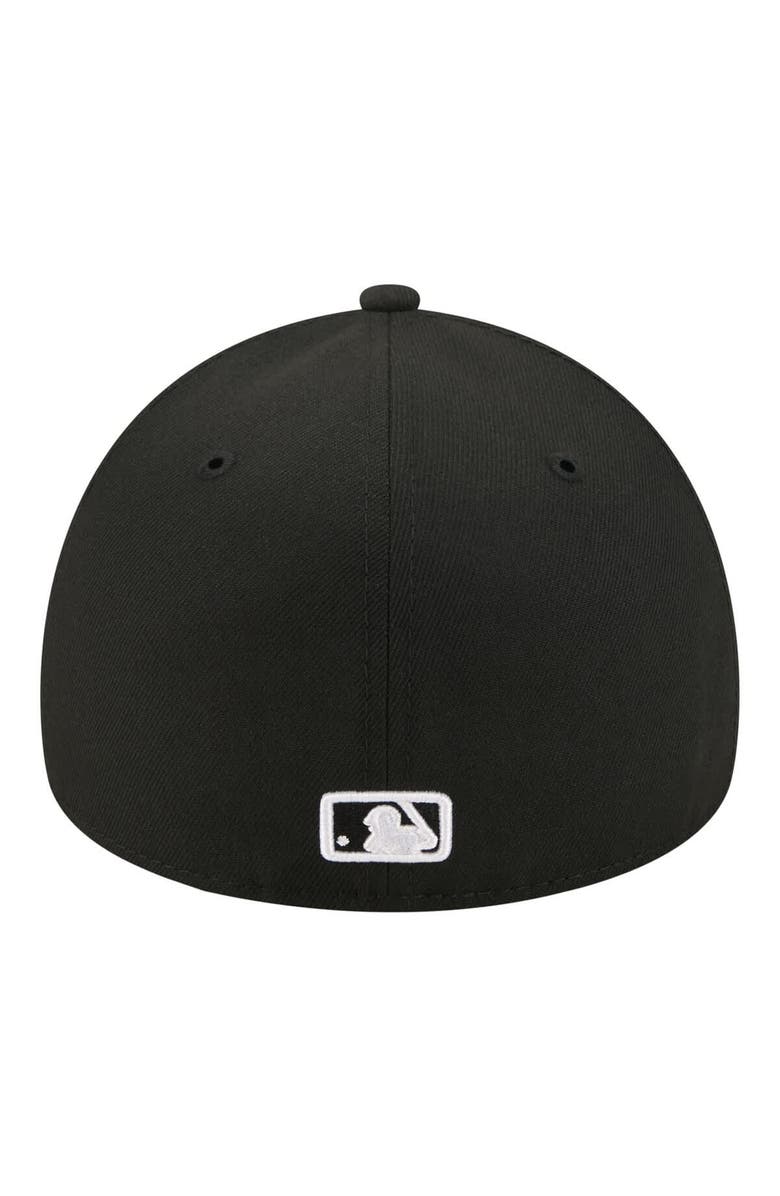 New Era Men's New Era Black Los Angeles Dodgers A-Frame 59FORTY Fitted Hat, Alternate, color, Black