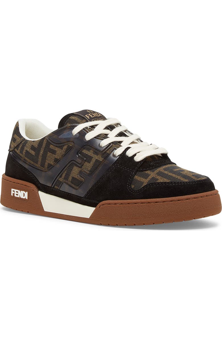 Fendi Match Sneaker, Main, color, Black/ Brown