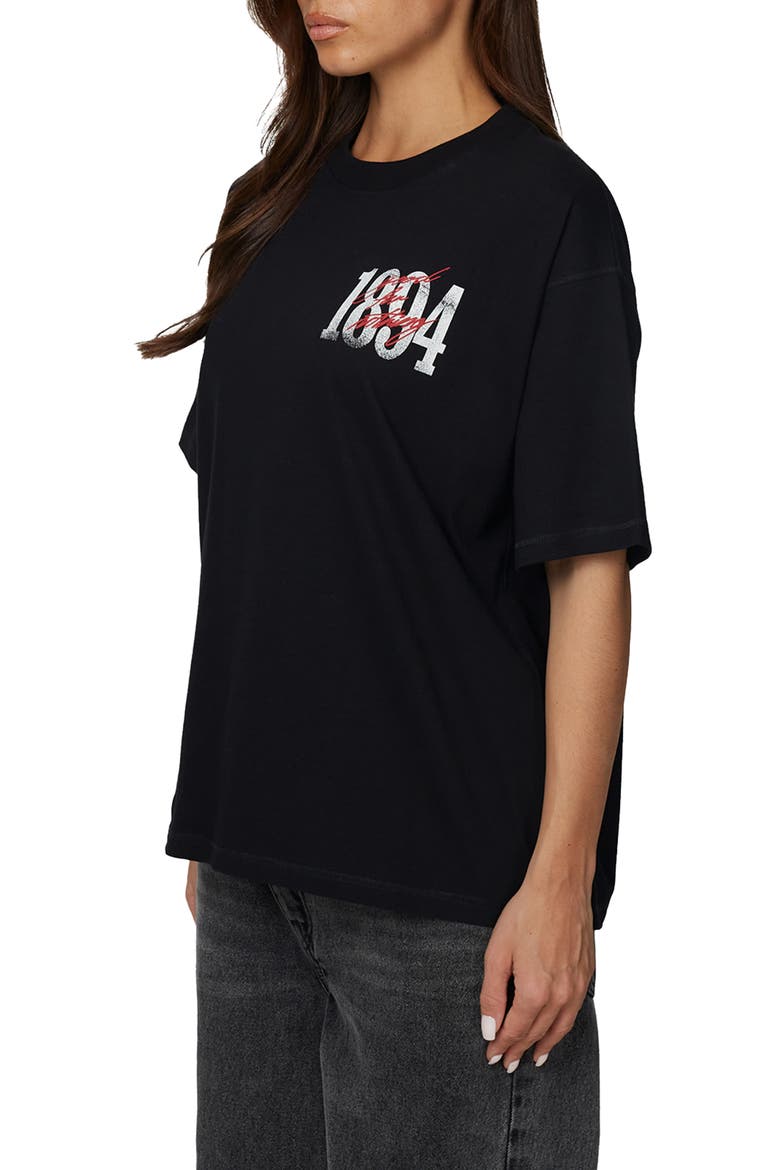 Oversized Soaring T-Shirt, Alternate, color, Black