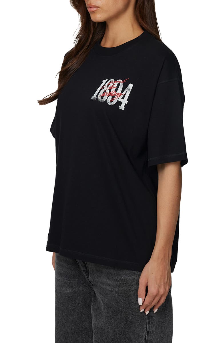 Good For Nothing Oversized Soaring T-Shirt, Alternate, color, Black