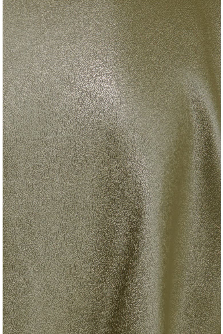 Oversize One-Button Faux Leather Blazer, Alternate, color, MONEY MAKER