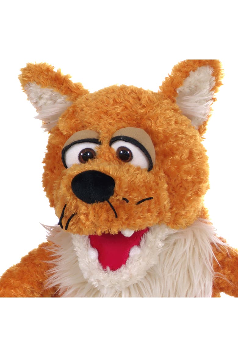 Knox The Orange Fox 17 Inch Plush Hand Puppet, Handmade Pal, Alternate, color, Orange