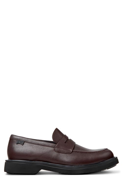 Camper Norman Leather Loafers In Brown