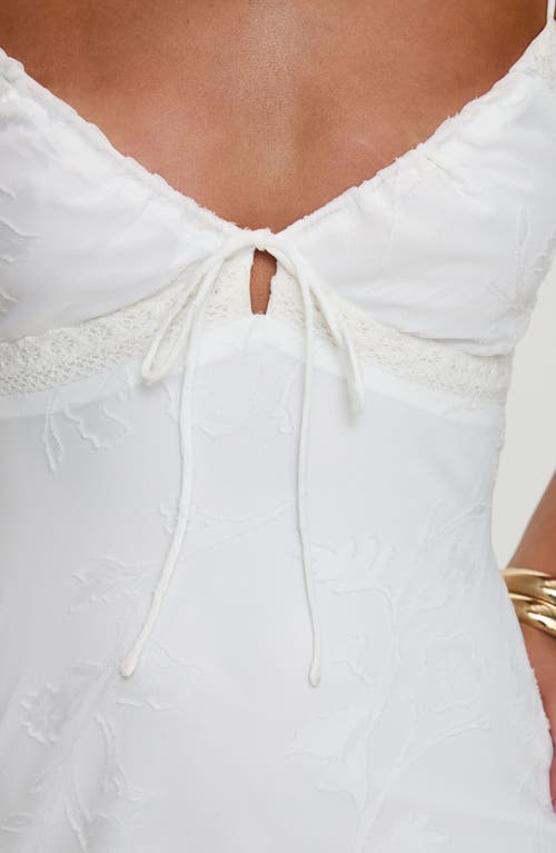 PRINCESS POLLY PRINCESS POLLY EMILEE LACE TRIM MINIDRESS