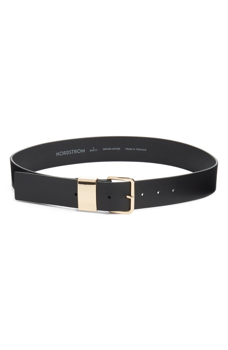 Nordstrom Leilani Leather Belt, Main, color, 