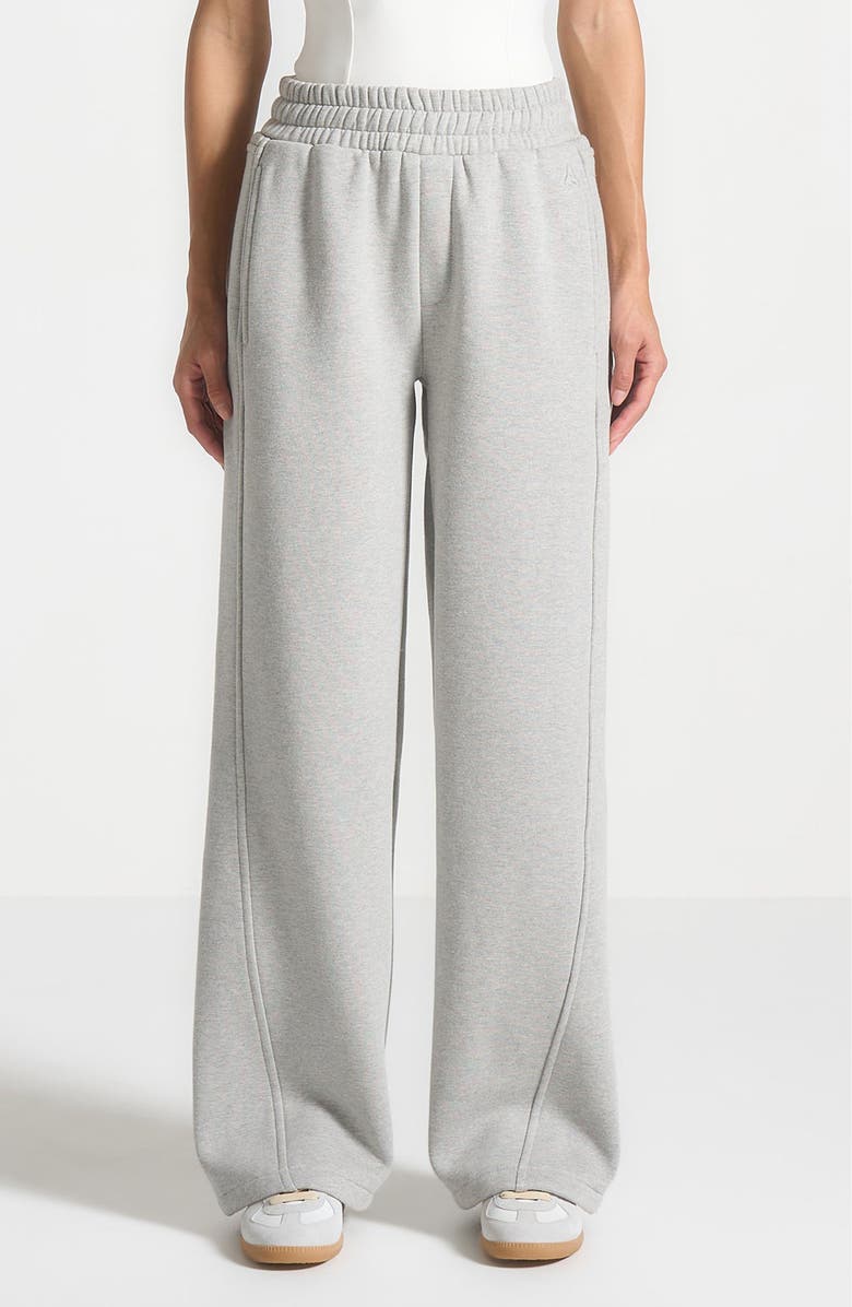 Manière De Voir Iris Relaxed Joggers, Main, color, Grey