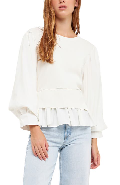 Women's Peplum Blouses | Nordstrom Rack
