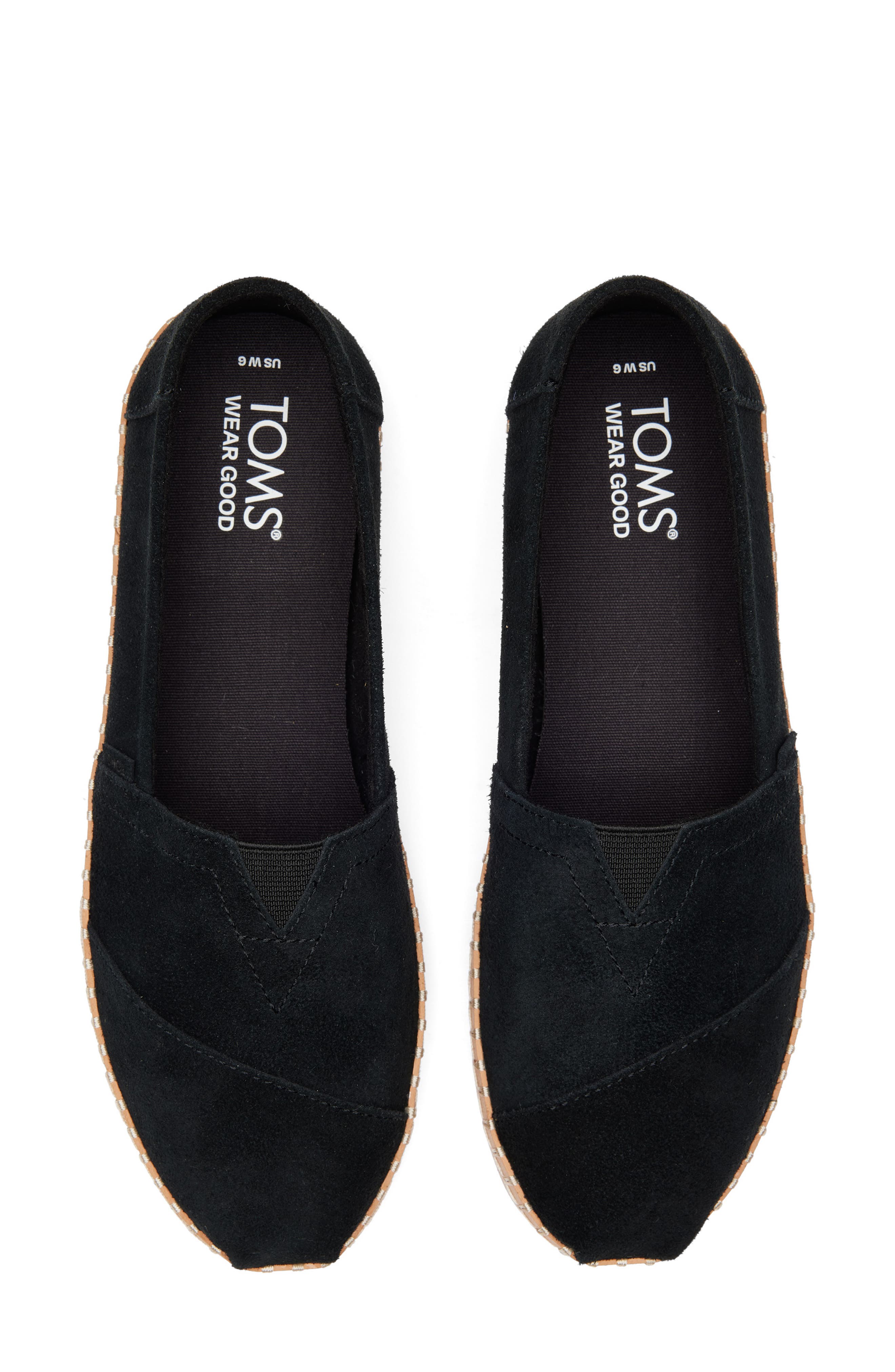 TOMS Classic Alpargata Slip-On Sneaker, Alternate, color, 