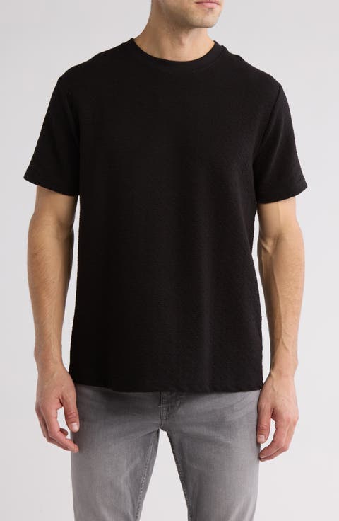 Textured Crewneck T-Shirt