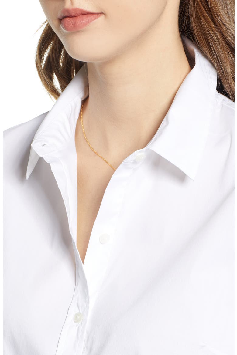Button-Up Shirt, Alternate, color, WHITE