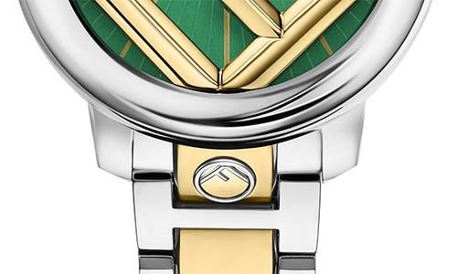 Fendi Run Away Two-tone Swiss Quartz Bracelet Watch, 36mm