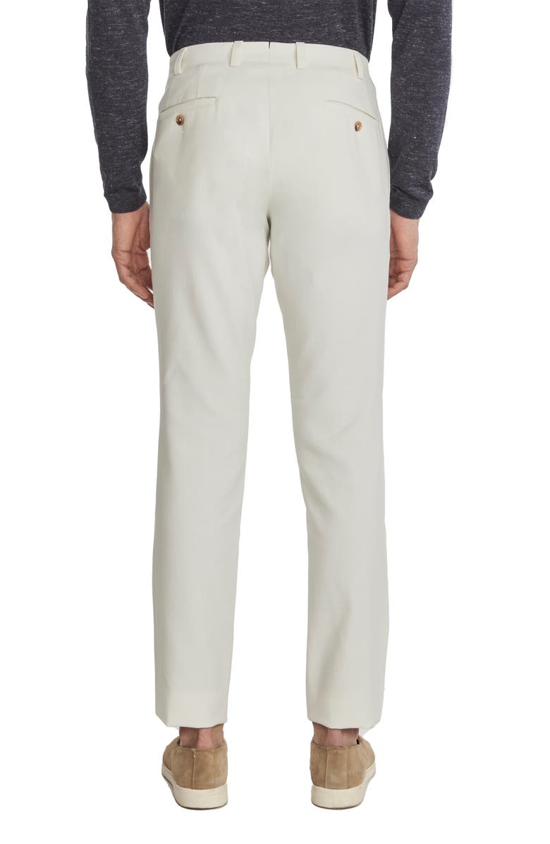 Jack Victor Palmer Crossover Stretch Pants, Alternate, color, Off White