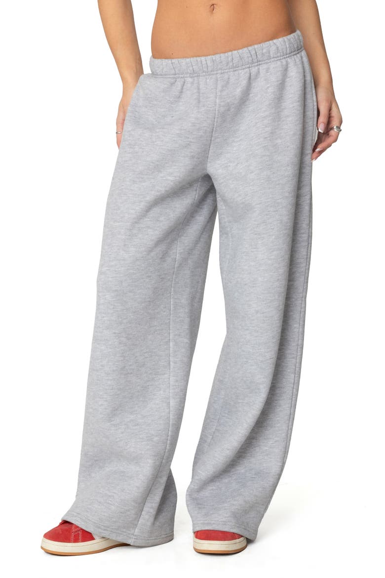 Boys Cry Wide Leg Sweatpants, Main, color, GRAY-MELANGE