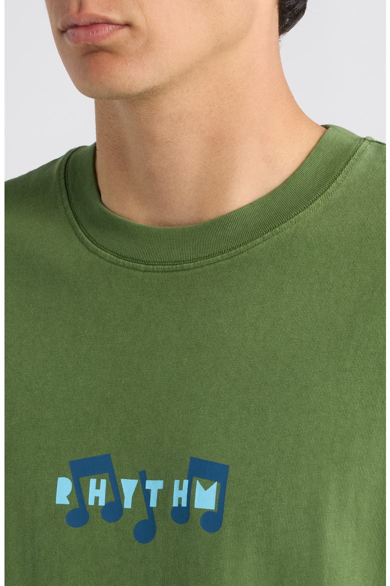 Radio Sounds Vintage Graphic Tee, Alternate, color, DILL