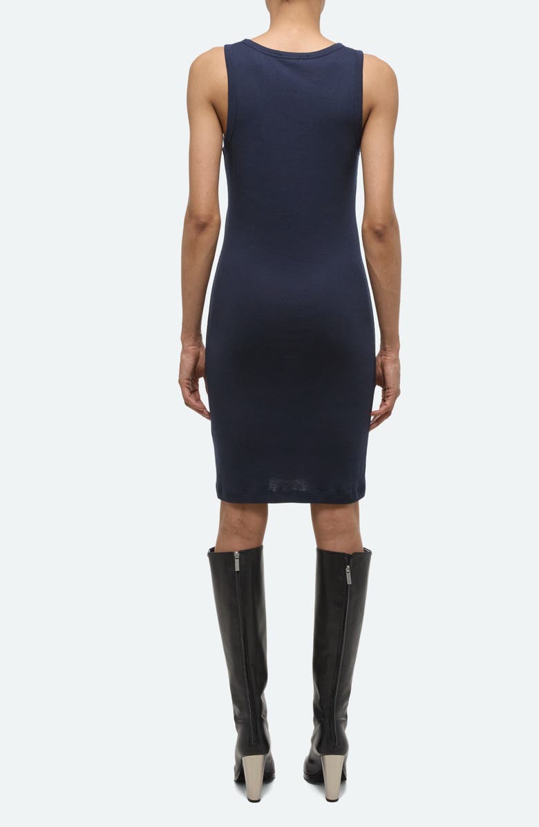 Helmut Lang Scoop Neck Tank Dress, Alternate, color, Navy