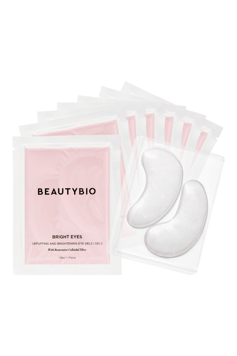 All Eyes On You Bright Eyes Collagen + Colloidal Silver Infused Eye Patches, Main, color, NO COLOR