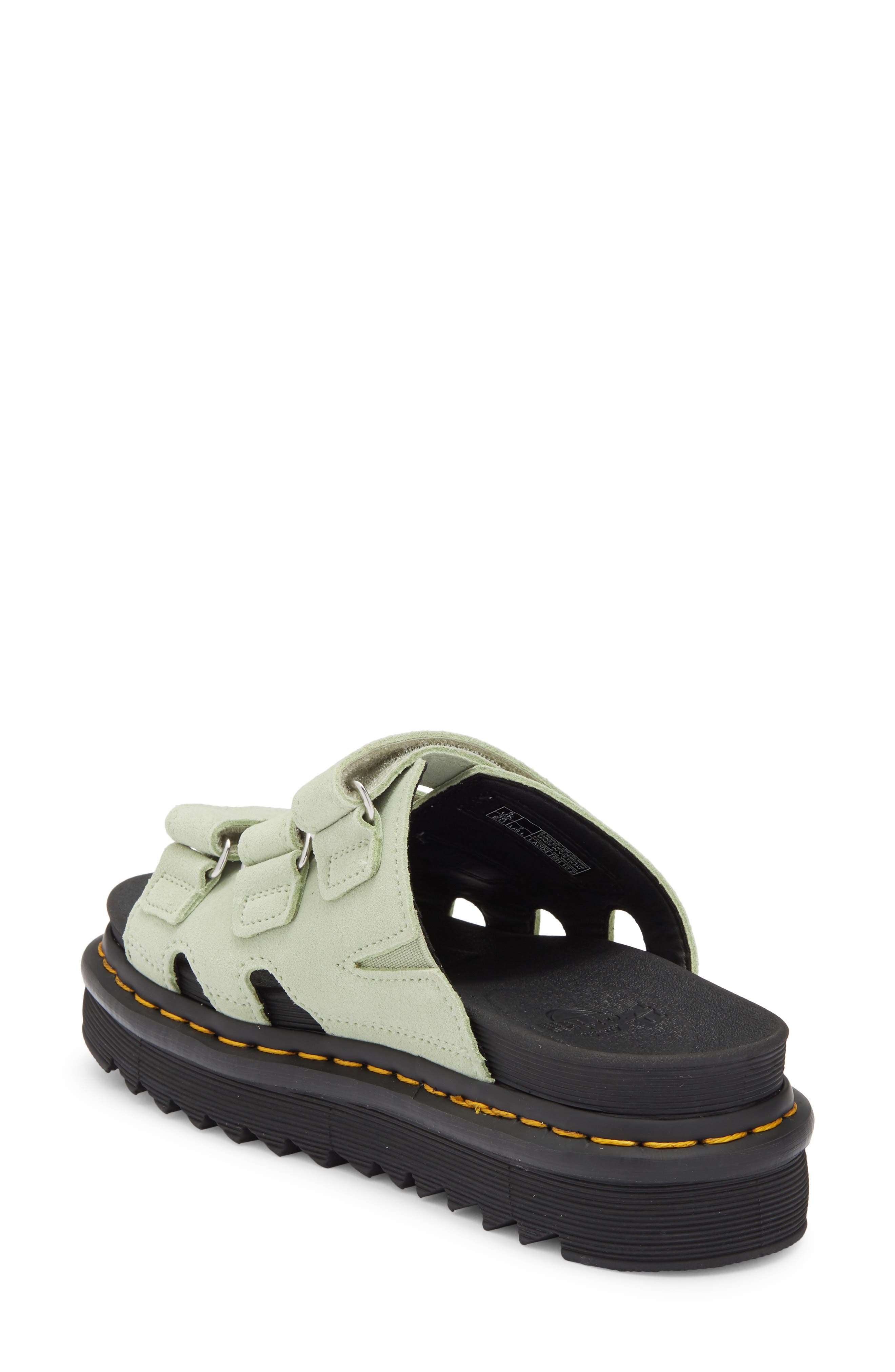 Dr. Martens Raine Platform Slide Sandal, Alternate, color, Sage Green