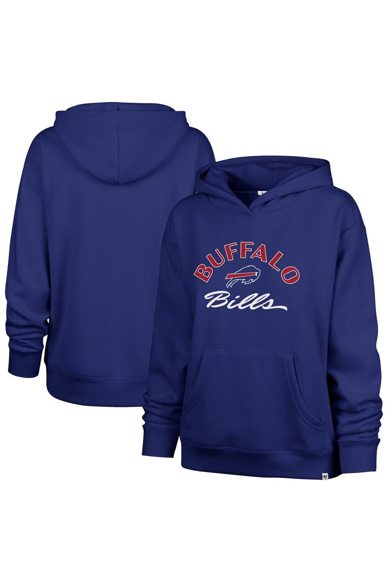 Women's '47 Royal Buffalo Bills Plus Size Whirlwind Naomi Hoodie, Main, color, Royal