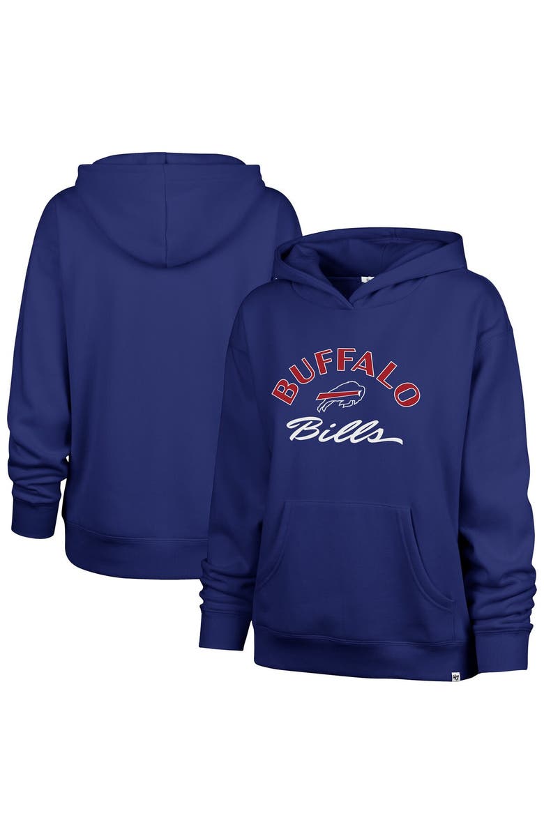 '47 Women's '47 Royal Buffalo Bills Plus Size Whirlwind Naomi Hoodie, Main, color, Royal