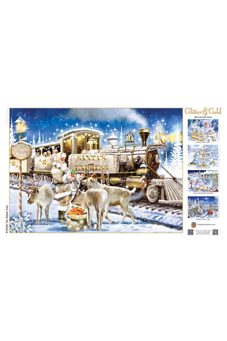 The Gilded Train 1000pc Jigsaw Puzzle, Alternate, color, Multicolor