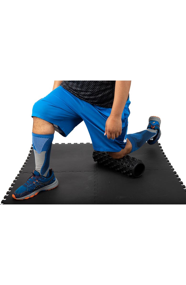 MIND READER Locking Puzzle Fitness and Exercise Mat - Set of 4, Alternate, color, 