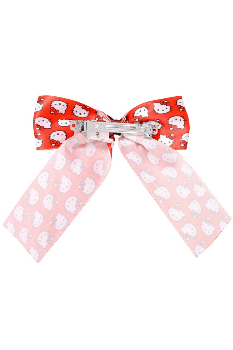 Hair Bow Barrette Official License, Sanrio Hair Accessories, Alternate, color, Red