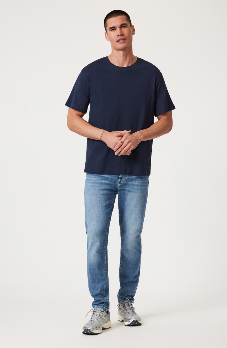 Mavi Jeans Steve Athletic Slim Fit Jeans, Alternate, color, Mid Brushed Classic Blue