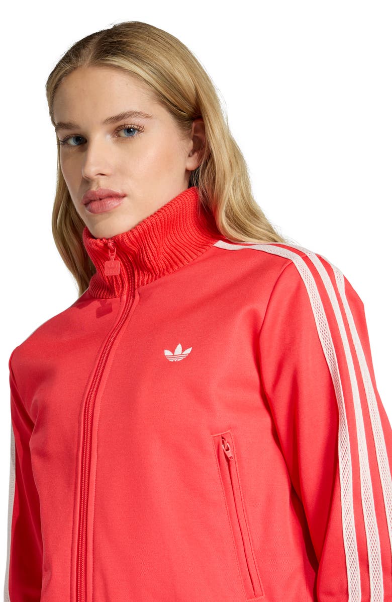 adidas Originals Knit Jacket, Alternate, color, Semi Lucid Red