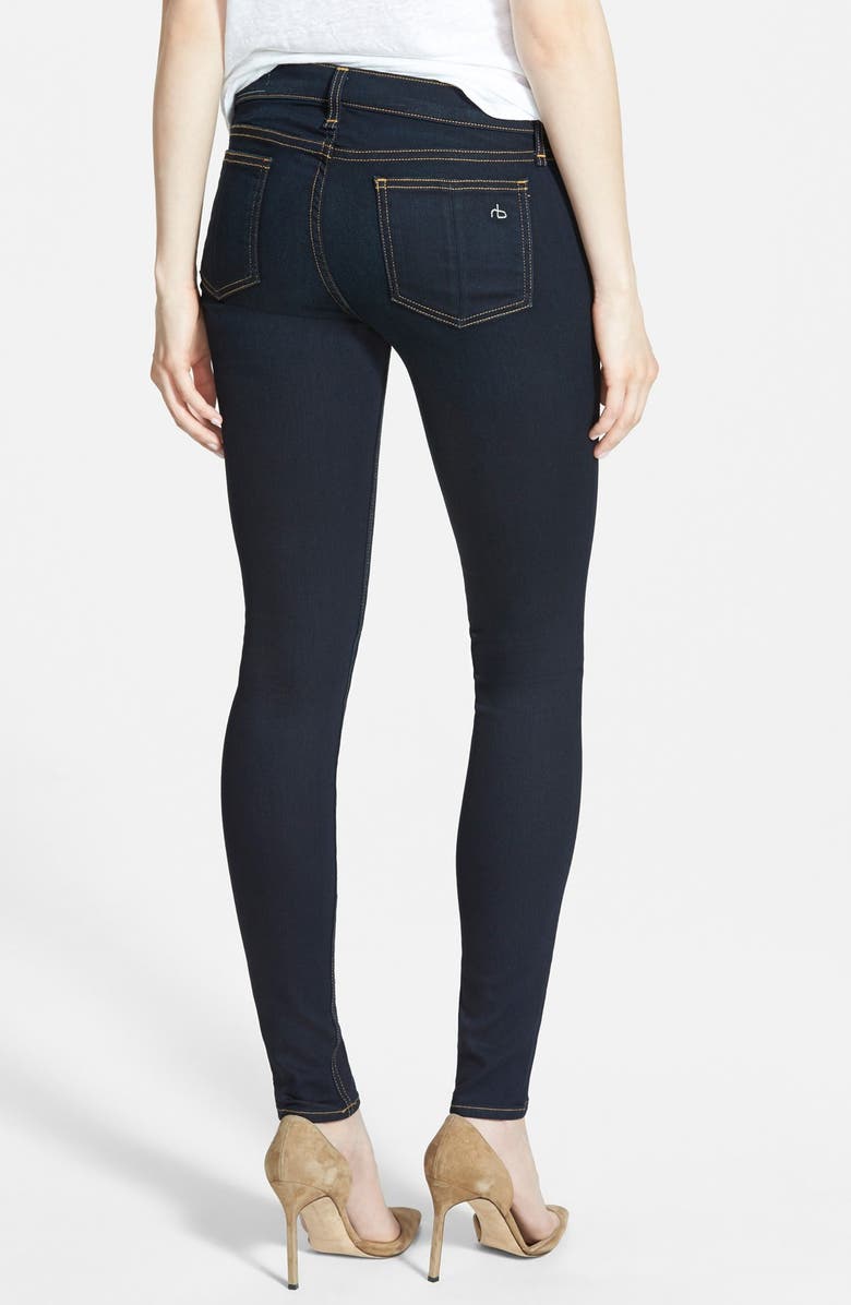 rag & bone/JEAN 'The Skinny' Mid Rise Jeans, Alternate, color, 