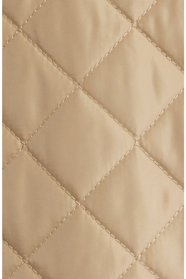 Crested Quilted Jacket, Alternate, color, BIRCH TAN