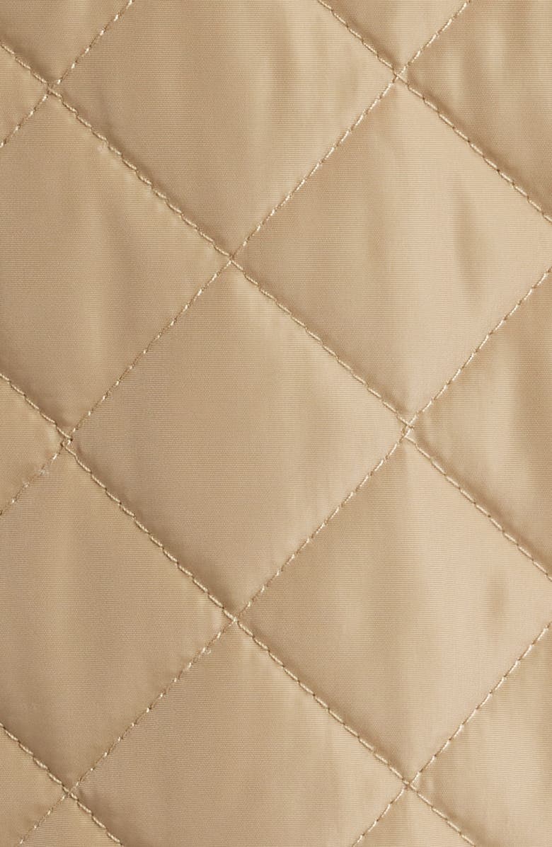 Lauren Ralph Lauren Crested Quilted Jacket, Alternate, color, Birch Tan